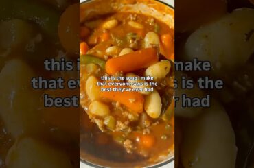 The BEST Sausage and Gnocchi Soup