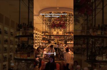 📍 Rocco in Lisbon 🇵🇹🍝 #italianfood #lisboneats #roccolisbon #italianrestaurant #lisbon #shorts