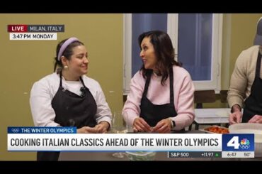 Cooking italian classics ahead of the Winter Olympics