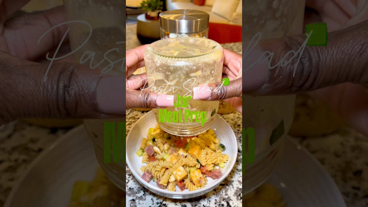 Pasta salad Jars❤️ #recipe #pasta #pastasalad #pastasaladrecipe #mealprep #mealprepideas Pasta salad Jars❤️ #recipe #pasta #pastasalad #pastasaladrecipe #mealprep #mealprepideas