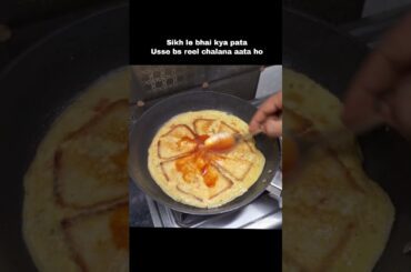 Viral Egg Pizza #shorts #recipe #relatable #egg #pizza