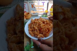 red sauce Creamy macaroni pasta recipe😋......... #food #recipe #foodshorts #cooking #shorts #short
