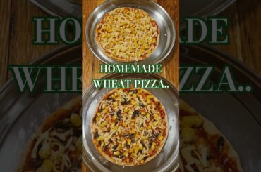 Wheat Pizza recipe..#shorts #shortsfeed #shortvideo #cooking #baking #recipe #trending #viral #pizza