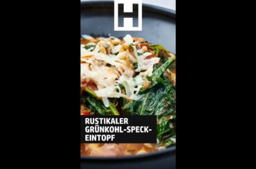 Rustikaler Grünkohl-Speck-Eintopf