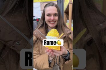 Limon'è 📍Rome #travel #europeantravel #rome #italy #gelato #food #mustvisitplaces