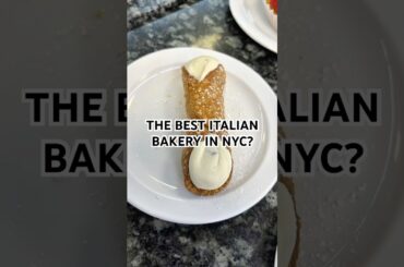 THE BEST ITALIAN BAKERY IN NYC?  #italianfood #cheesecake #cannoli #newyork