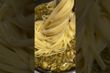 Pesto Pasta with Olive Oil Simple Ingredients Easy Recipe #pasta#pesto#oliveoil