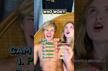 ITALIAN FOOD DRAFT WITH MY GIRLFRIEND! Who won and why was it me? What should we draft next?