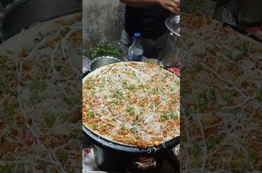 Just ₹160 Pizza Dosa || #streetfood #shorts #viral