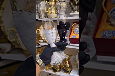 Luxury Crystal Glass Cup Set | Elegant Modern Tableware for European Homes#kitchendecor #fashion