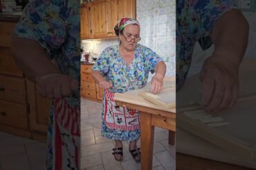 Nonna Carmela Makes Maccheroni Pasta in Ischia!  #italianfood