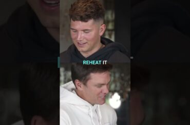 Tom Brady's Italy Pizza Quest: Reheating Doesn't Matter! #shorts