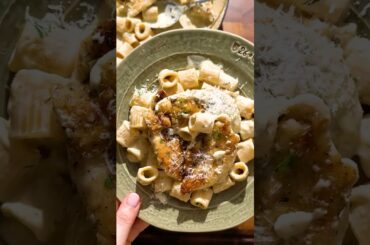 One Pot Creamy Parmesan Chicken Pasta  #recipe