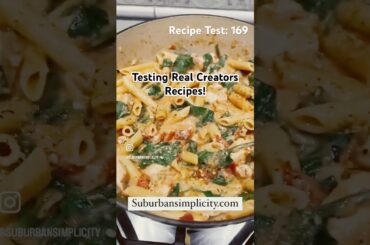 Creamy One-Pan Chicken Spinach Pasta 😮‍💨🍝THE COLLABORATIVE COOKBOOK #cooking #chicken #onepotmeal