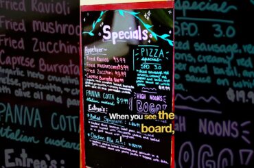 Always try the SPECIALS #italian #italy #foodie #travel