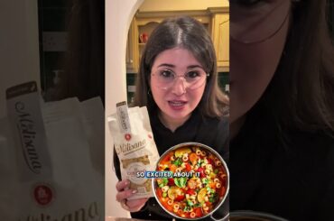 Day 1 of cooking a pasta meal based on the shape of the pasta. 🍝 #italianfood #recipe