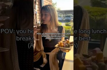 Me recreating Italian lunch culture with ✨water in a wine glass✨ and desk charcuterie. Close enough?