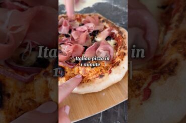 Italian pizza 🍕 #pizza #italy #essen #asmr #viral #recipe #пицца #comida