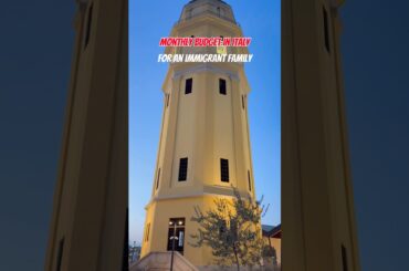 Monthly budget in Italy for an immigrant family! #mondoamore #travel #Shorts #YoutubeShorts