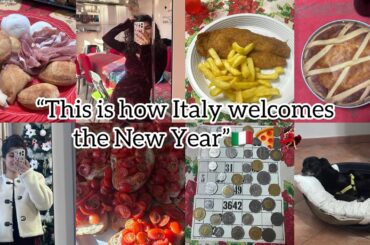 New year with me /chill days / family / Italian style / Italian food 🍕🇮🇹💃🏼