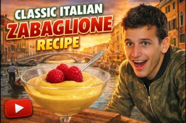 3-Ingredient Magic | Classic Italian Zabaglione Recipe