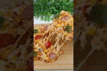 Healthy Homemade Pizza recipe #pizza #recipe #healthy #food #shorts #thecookingcottage