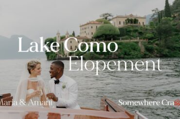 Elegant Elopement in Lake Como, Italy