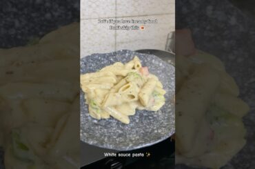 White sauce pasta || @BristiHomeKitchen  #recipe #food #cooking #easyrecipe