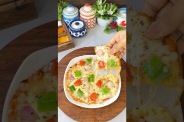Viral Healthy Pizza😋🍕| Easy Pizza Recipe🤩 #shorts #trending #pizza