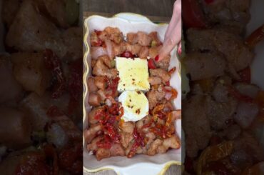 Here comes the choo choo 🚂 ..open wide! #FetaPasta #cookingvideo