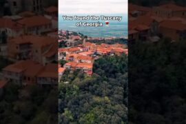 Italy? No, it’s Sighnaghi, Georgia! 🇬🇪