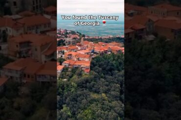Italy? No, it’s Sighnaghi, Georgia! 🇬🇪