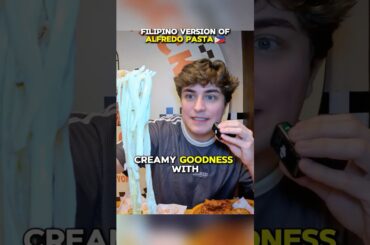 🇵🇭😍 This Filipino version of ALFREDO pasta is my FAVORITE! 🍝🔥