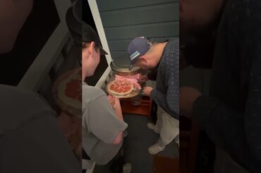 First time using my new pizza oven #pizza