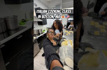 ITALIAN COOKING CLASS IN BOSTON, MA 🇺🇸🍝 #boston #foodie #italian #cookingclass