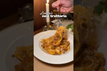 London’s new trattoria 🇮🇹 #london #trattoria #italianfood #food