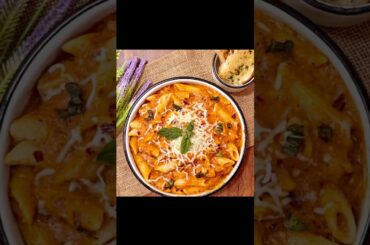 Restaurant Style Pink Pasta👩‍🍳#trending #shorts #food #pasta #cooking #recipe #reels #viral