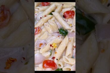 Creamy Cheesy White sauce Pasta #viralvideo #recipe #food #delicious #super