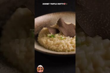 Gourmet Truffle Risotto | Creamy Italian Luxury on a Plate 🍽️🤍 #shorts #italianfood