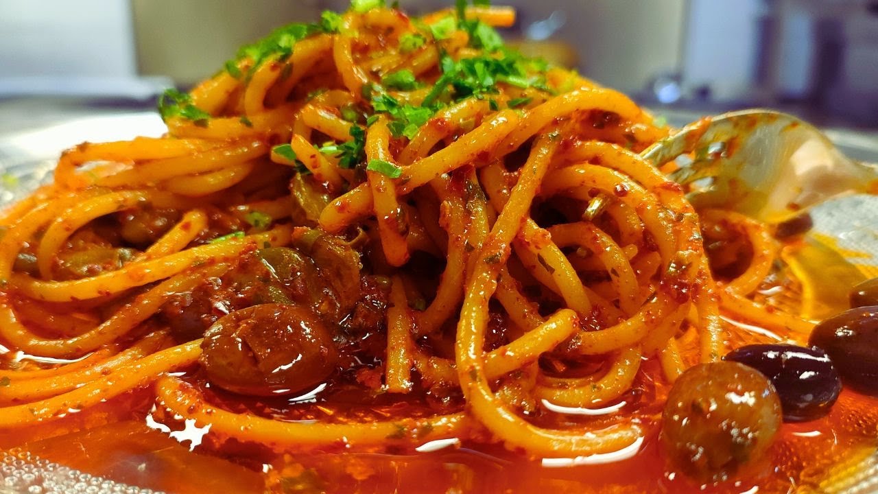 Puttanesca Without Tomato | Authentic Italian Pasta Recipe Puttanesca Without Tomato | Authentic Italian Pasta Recipe