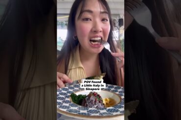 Found a Little Italy in Singapore! Love an al fresco lunch under nice weather #singapore #italy