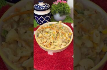 Cheesy Chicken Macaroni Recipe 🤤| #shorts #macaroni #trending #viral #ytshorts