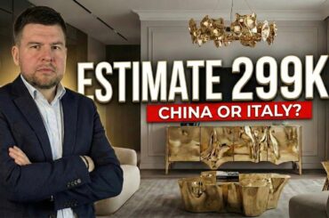 $299,000 Interior: China vs Italy? House Tour (400m²)
