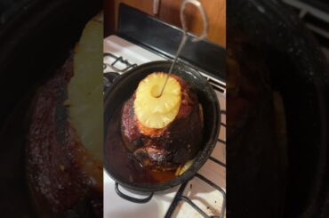 ￼#Glazed #ham #fresh #out the #oven #ready to be #carved! See description for #recipe ￼ ￼