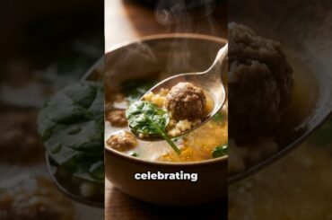 Italian Wedding Soup Has NOTHING To Do With Weddings! 🍲😱 #ItalianWeddingSoup #ItalianFood #FoodFacts