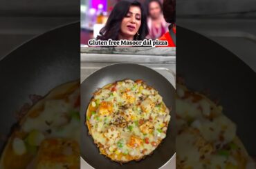 🍕Masoor Dal Pizza | No Maida Healthy Protein Pizza | Weight Loss Pizza Recipe