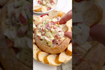 Italian Hoagie Dip for Parties  #recipe #superbowlfood