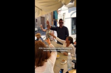 POV: Someone else handed the planning and you handled the Prosecco