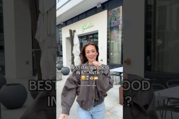 Best Italian food in Atlanta!? 😍 #italianfood #datenight #vlog #foodie #shorts #atlanta #dinnervlog