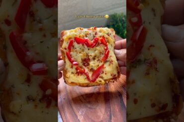 Lazy cheesy pizza #food #recipe #shortsviral #shorts